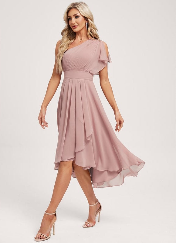 Robe Asymétrique Asymétrique Fluide - gallery 1