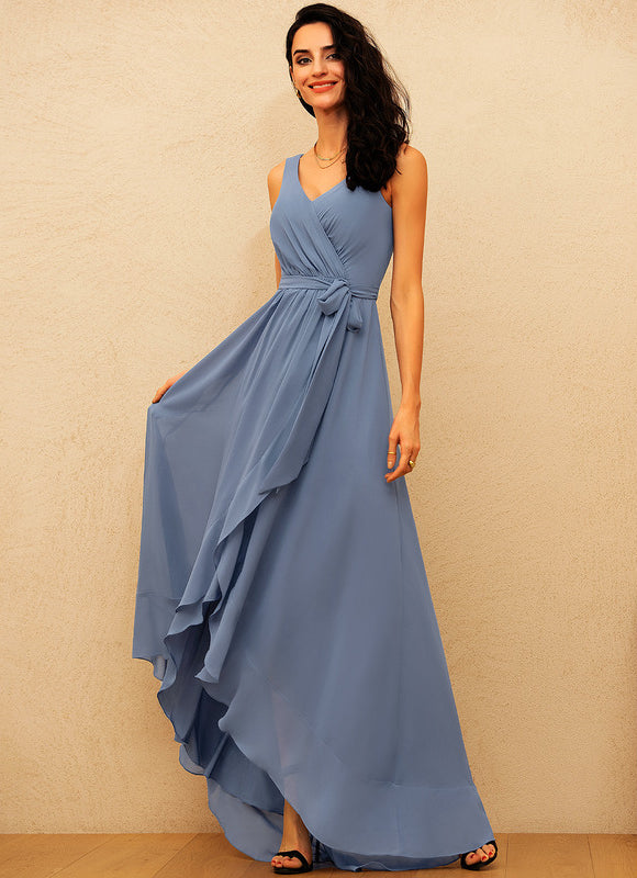 Robe Asymétrique Fluidité Céleste