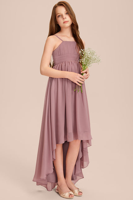 Robe Asymétrique Évasée Vert Deau - gallery 1