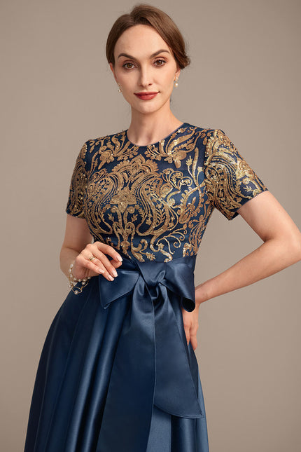 Robe Asymétrique Éclat Nocturne - gallery 1