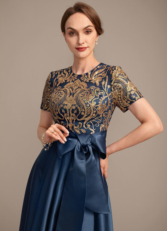Robe Asymétrique Éclat Nocturne - gallery 1