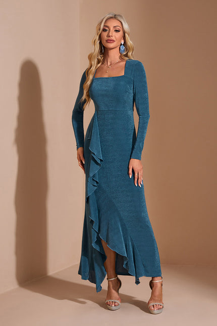 Robe Asymétrique À Volants