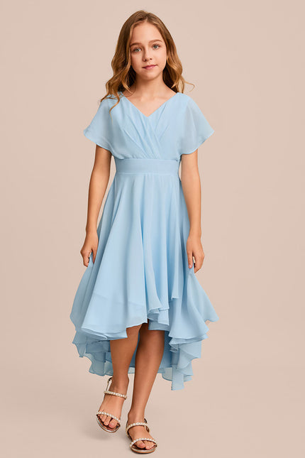 Robe Asymetrique Vert D'Eau