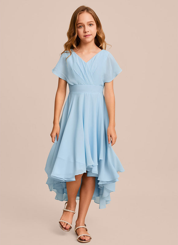 Robe Asymetrique Vert D'Eau