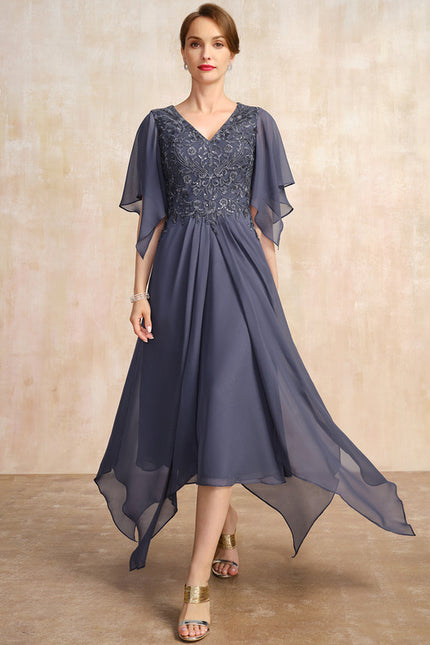 Robe Asymétrique Élégance Ondoyante