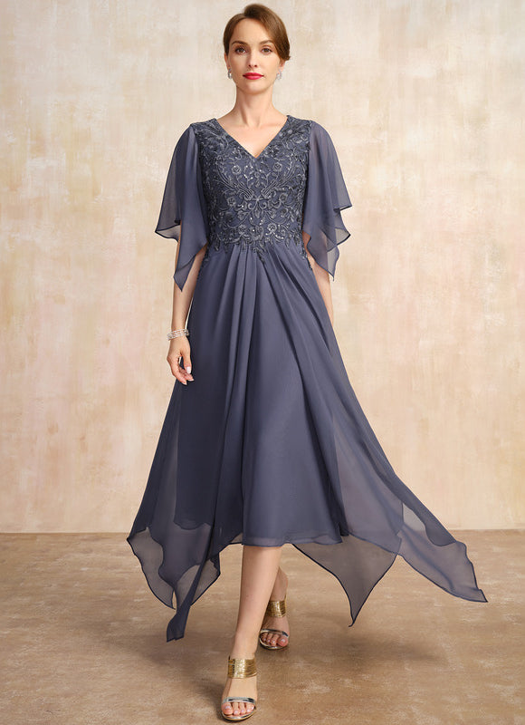 Robe Asymétrique Élégance Ondoyante