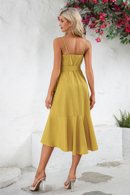 Robe Asymétrique Jaune - gallery 5