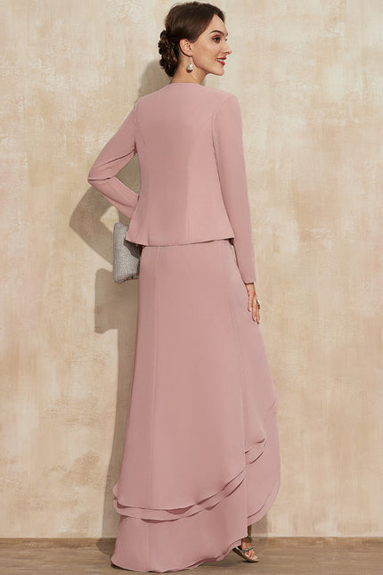 Robe Asymétrique Asymétrique Rose Chic - gallery 3