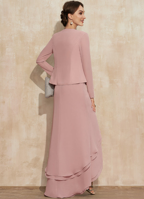 Robe Asymétrique Asymétrique Rose Chic - gallery 3