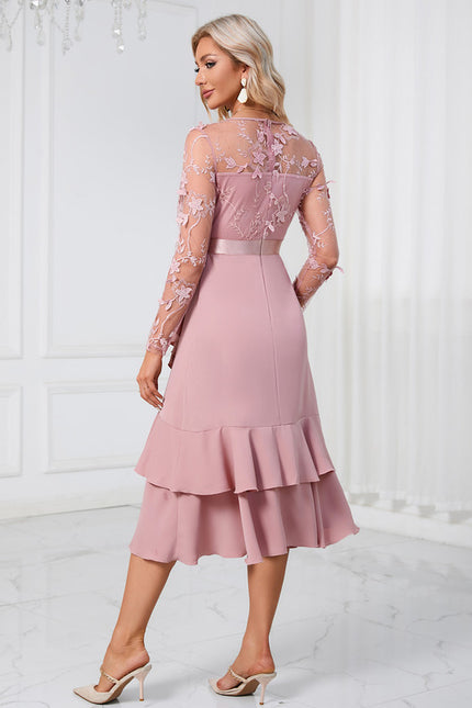 Robe Asymétrique Ajourée - gallery 1