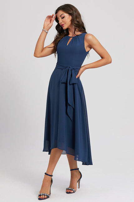 Robe Asymétrique Fluide Nuit - gallery 2