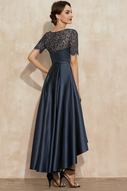 Robe Asymétrique Satin Chic - gallery 4