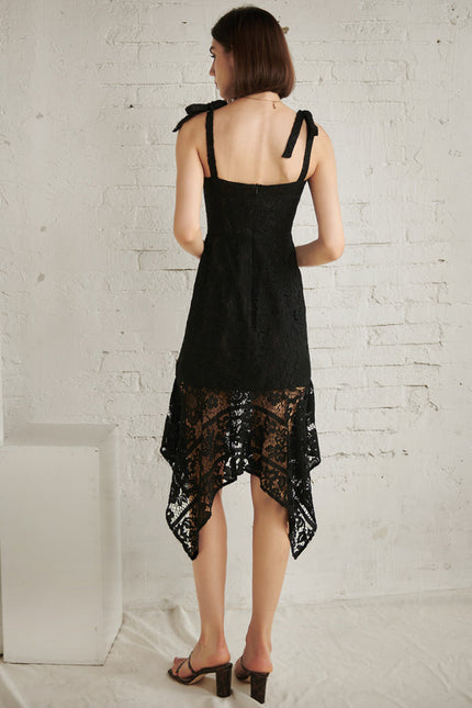 Robe Asymetrique Plume - gallery 5