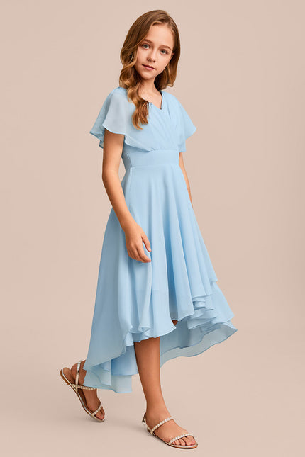Robe Asymetrique Vert D'Eau - gallery 5