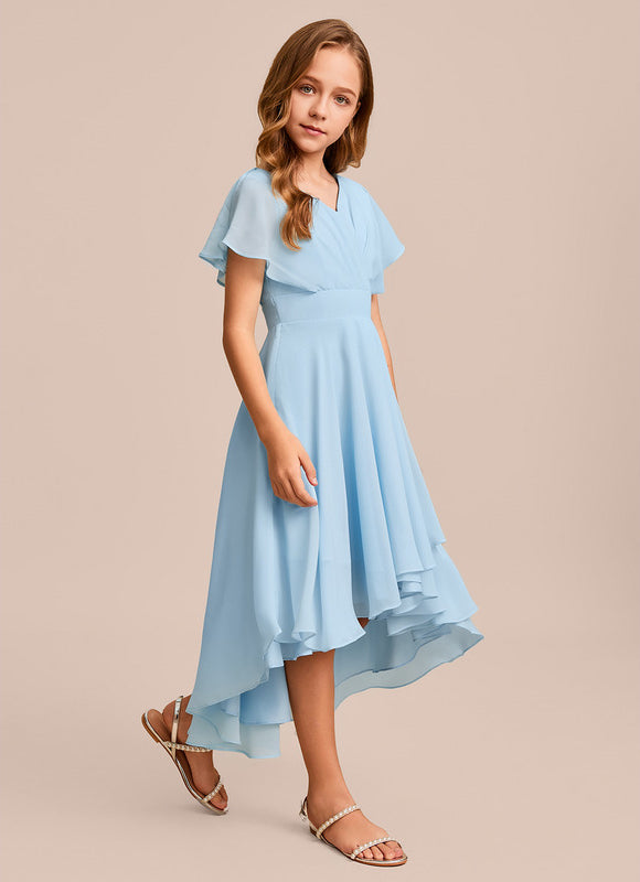 Robe Asymetrique Vert D'Eau - gallery 5