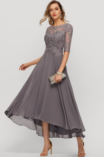 Robe Asymétrique Mère Élégante