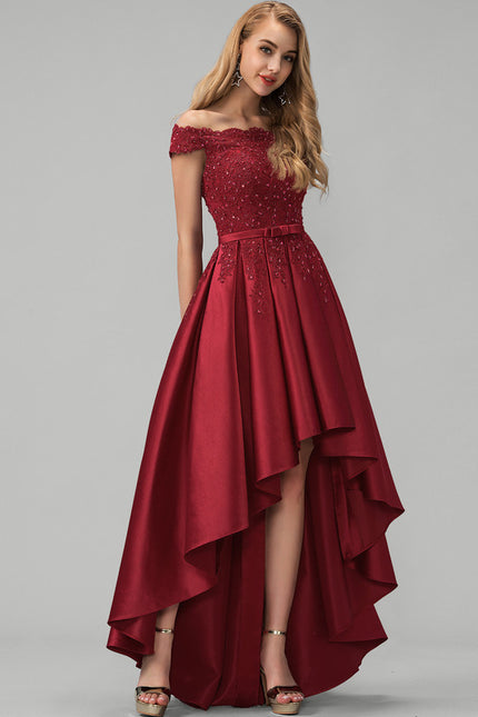 Robe Asymétrique Soirée Asymétrique Satin