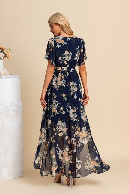 Robe Asymétrique Maxi Vaporeuse - gallery 1