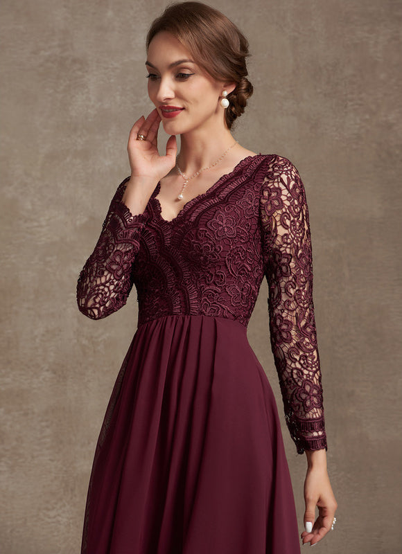 Robe Asymétrique Mousseline Fleurie - gallery 3