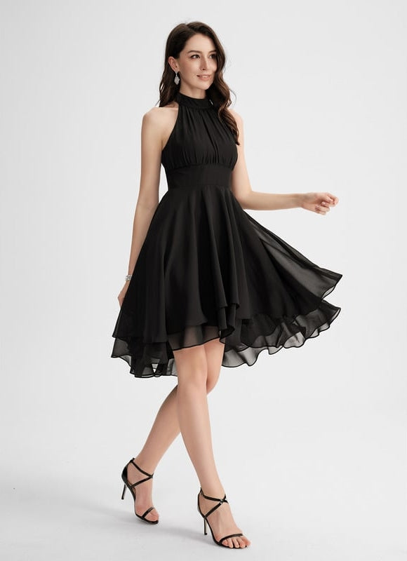 Robe Asymétrique Asymétrique Élégante - gallery 1