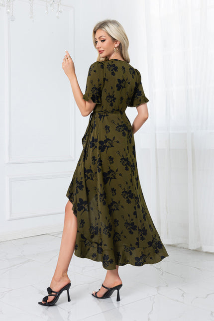 Robe Asymétrique Fleurie - gallery 1