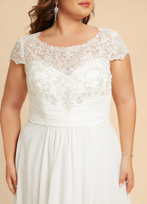 Robe Asymétrique Blanche Fluide - gallery 9