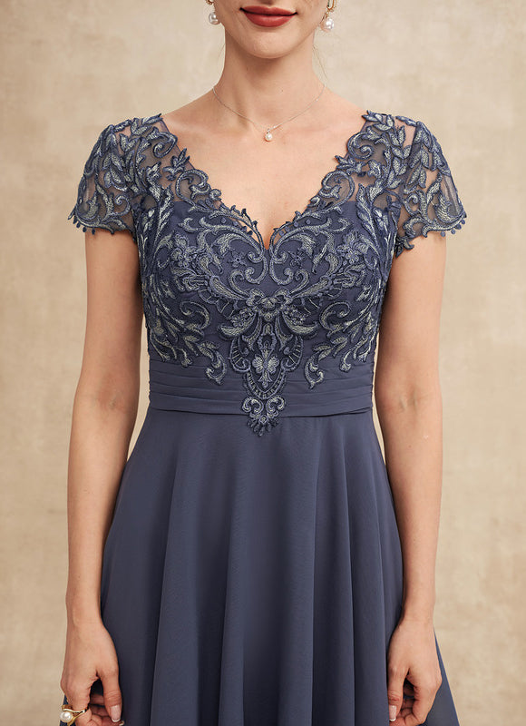 Robe Asymétrique Mousseline Fleurie - gallery 6