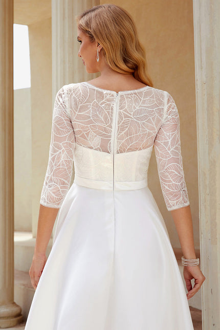 Robe Asymétrique De Mariée Chic - gallery 1