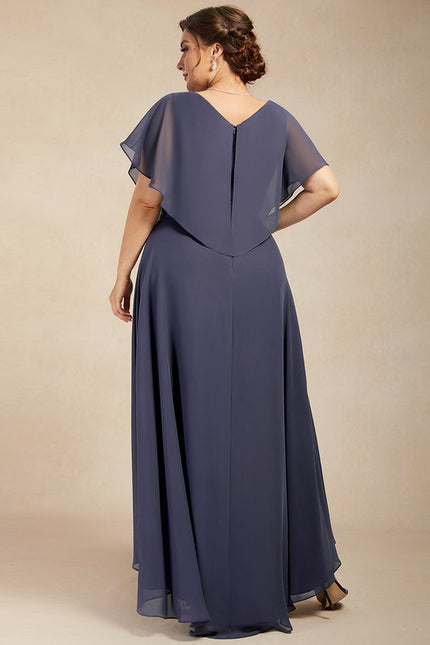 Robe Asymétrique Élégance Flottante Nocturne - gallery 5
