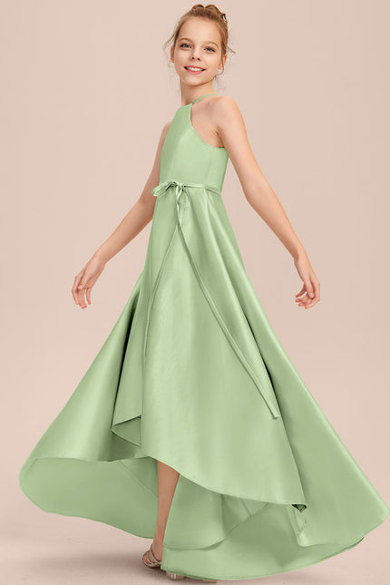 Robe Asymétrique Satin Fluide - gallery 4