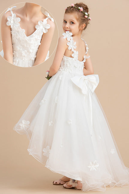 Robe Asymétrique Tulle Florale