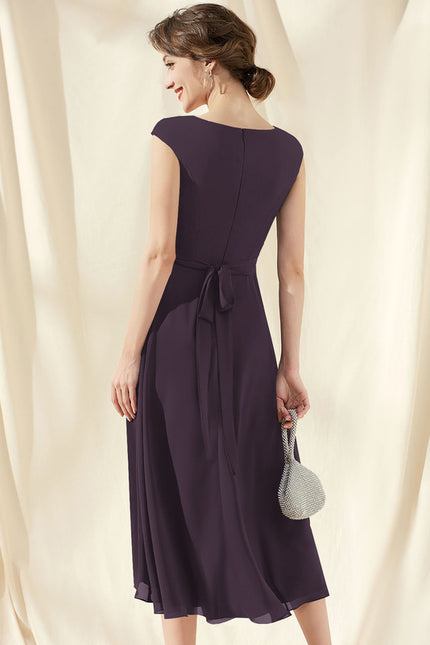 Robe Asymétrique Asymétrique Épurée - gallery 4