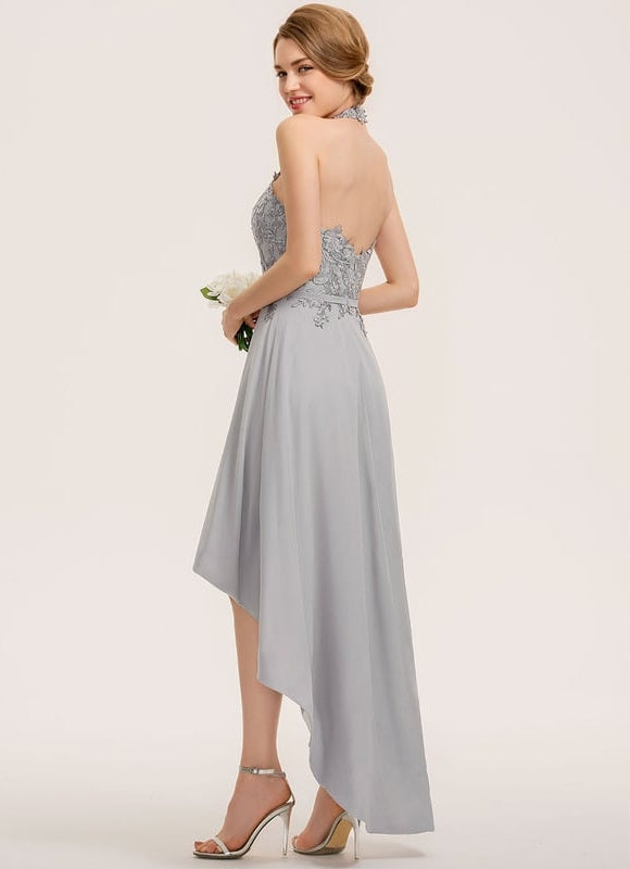 Robe Asymétrique Dentelle Couture - gallery 4