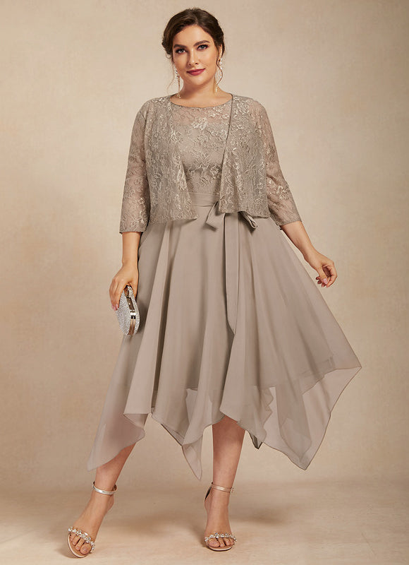 Robe Asymétrique Fluide Élégante - gallery 6