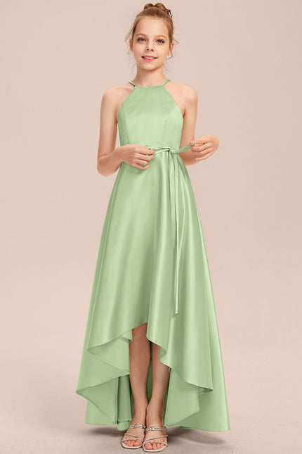 Robe Asymétrique Satin Fluide