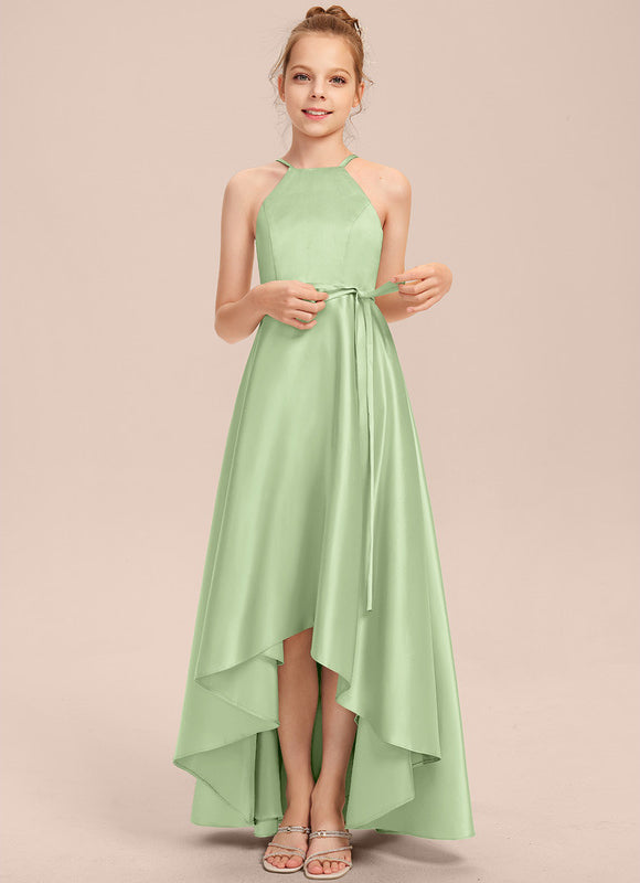 Robe Asymétrique Satin Fluide