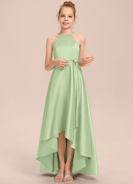 Robe Asymétrique Satin Fluide