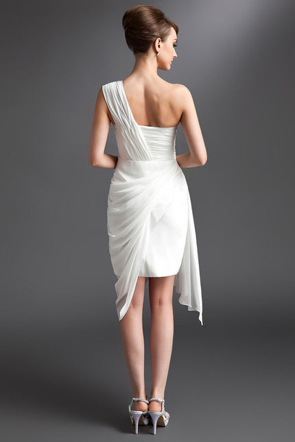 Robe Asymétrique Volante Éclatante - gallery 3