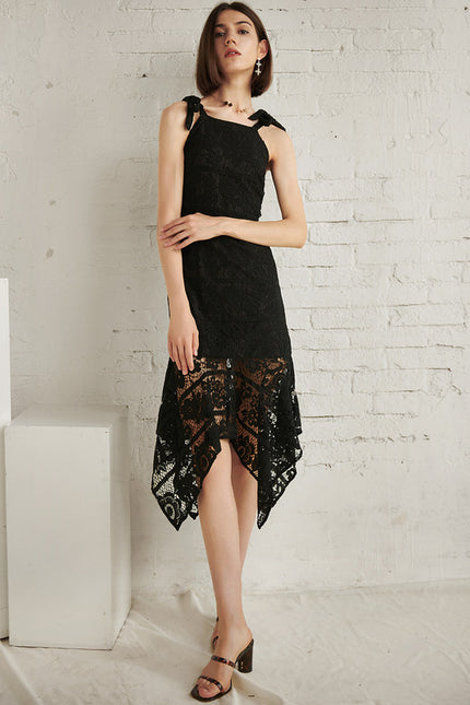 Robe Asymetrique Plume
