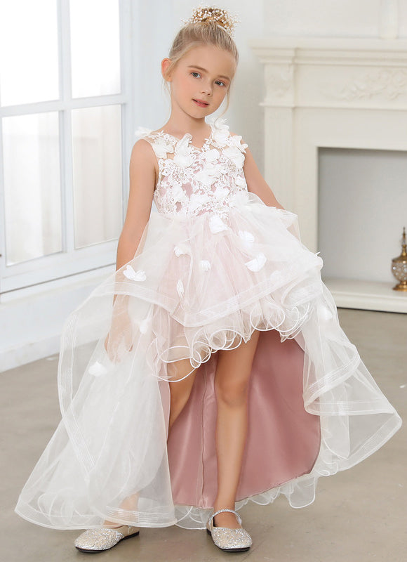 Robe Asymétrique Tulle Pastel - gallery 3