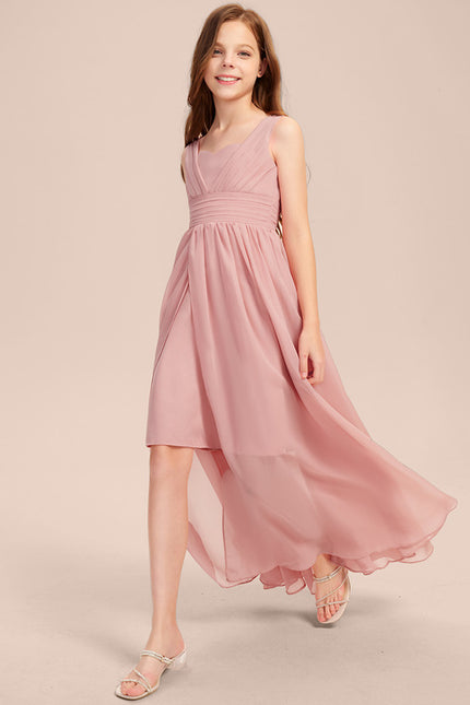 Robe Asymétrique Douceur Poudrée