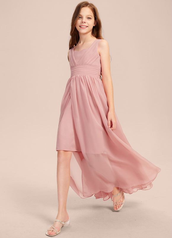 Robe Asymétrique Douceur Poudrée