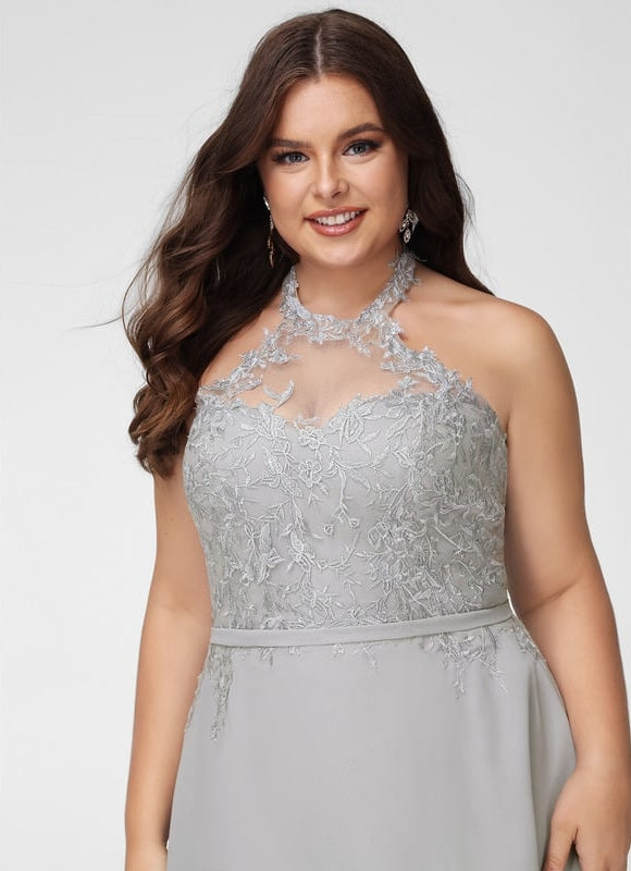 Robe Asymétrique Dentelle Couture - gallery 8