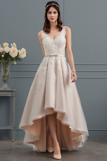 Robe Asymétrique Satinée Écrue