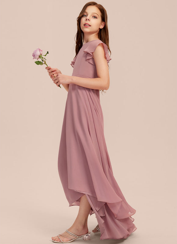 Robe Asymétrique Trapèze Fluide - gallery 5