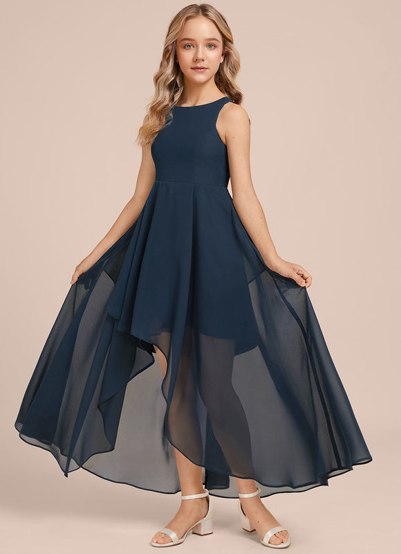 Robe Asymétrique Trapèze Fluide - gallery 4