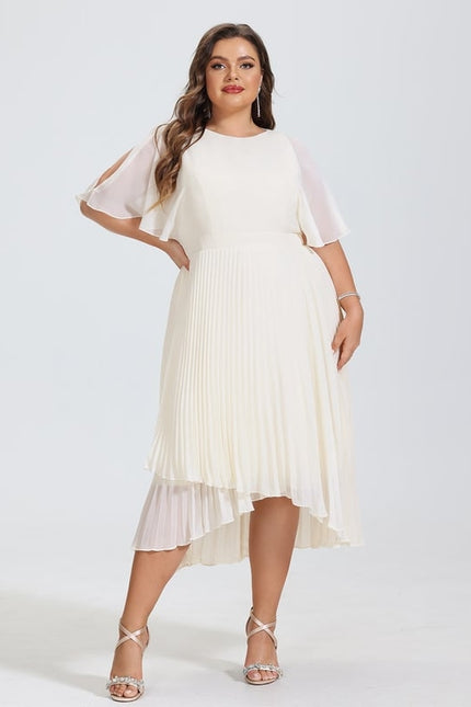 Robe Asymetrique Bleu Roi - gallery 6