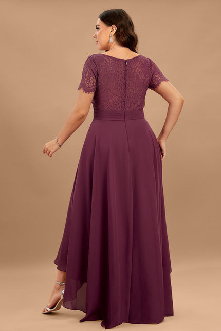 Robe Asymétrique Plumetis Volants - gallery 7