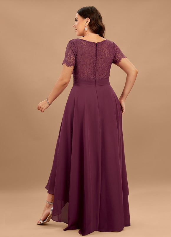 Robe Asymétrique Plumetis Volants - gallery 7