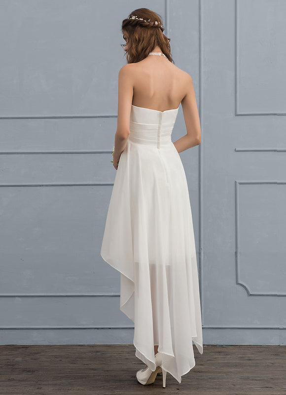 Robe Asymétrique Mousseline Moderne - gallery 4